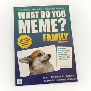 What Do You Meme? Family Edition Board Game See Pics Missing Easel Only